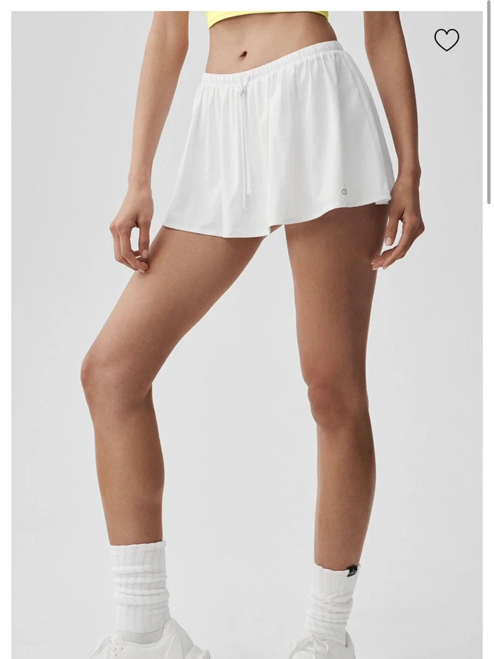 Alo white skirt